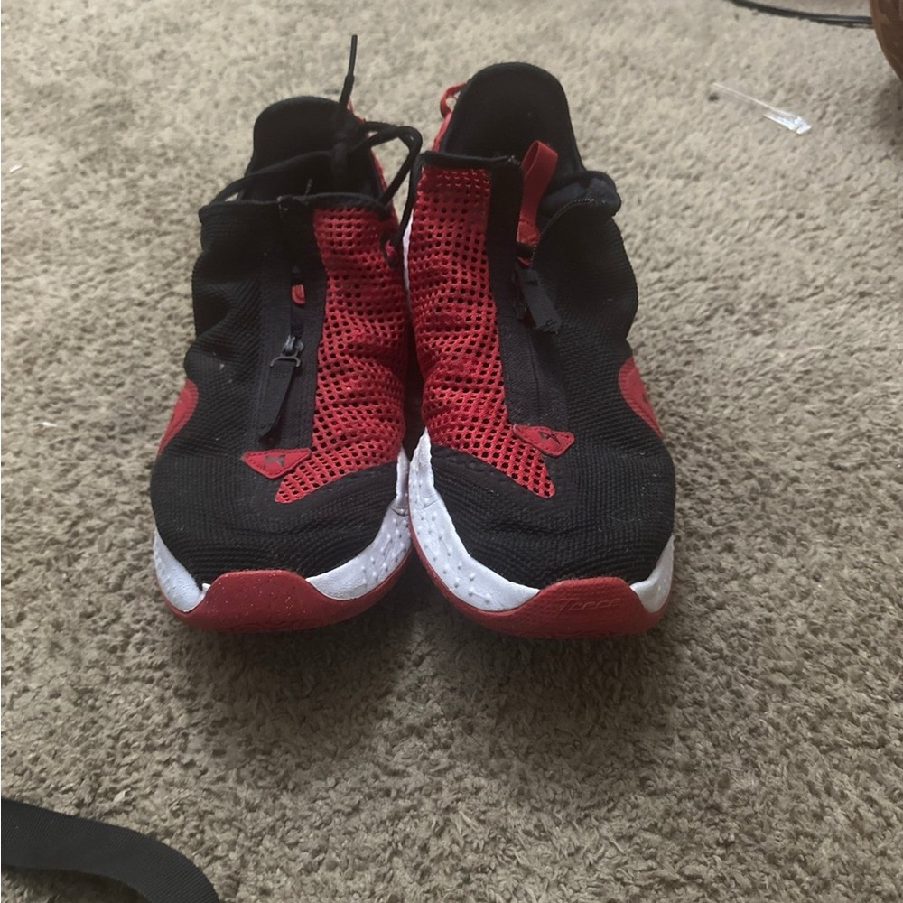 Nike Red and Black Athletic Shoes
